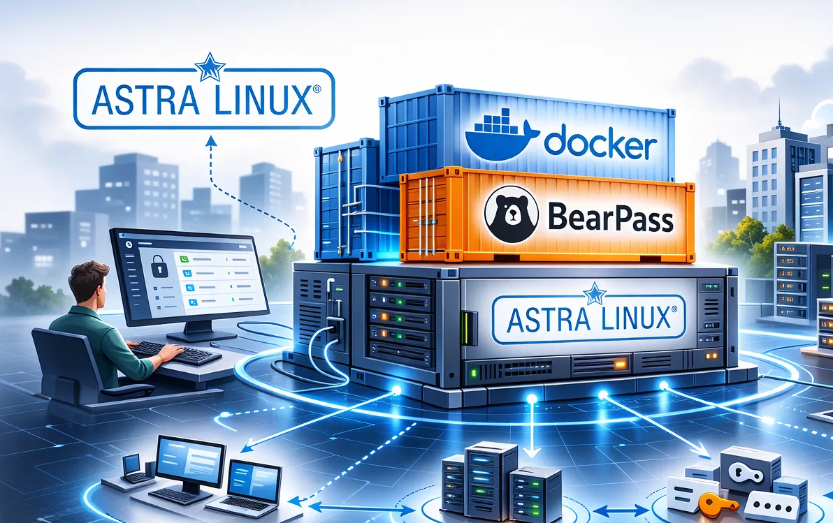 Implementacija BearPass u Astra Linuxu putem Dockera
