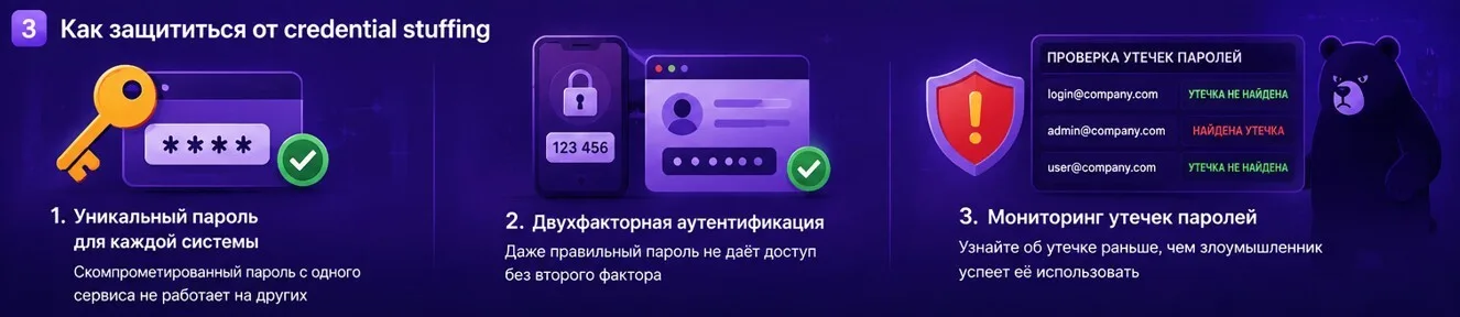 Как обнаружить атаку credential stuffing на вашу инфраструктуру — иллюстрация к разделу статьи
