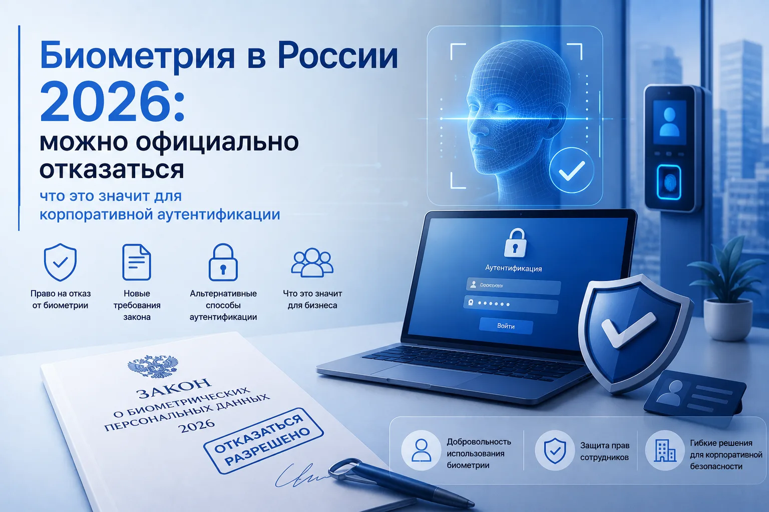 Биометрия в России 2026: можно отказаться и что это значит для бизнеса