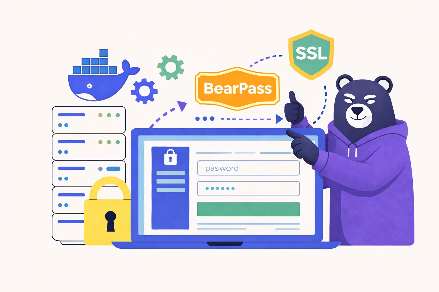 Установка BearPass через Docker: пошаговая настройка, запуск, SSL и обновление