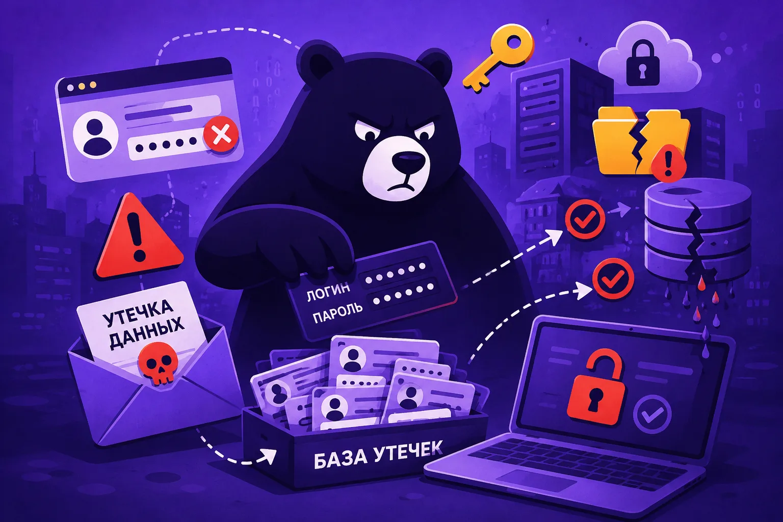 Credential stuffing: почему атака работает даже с надёжным паролем