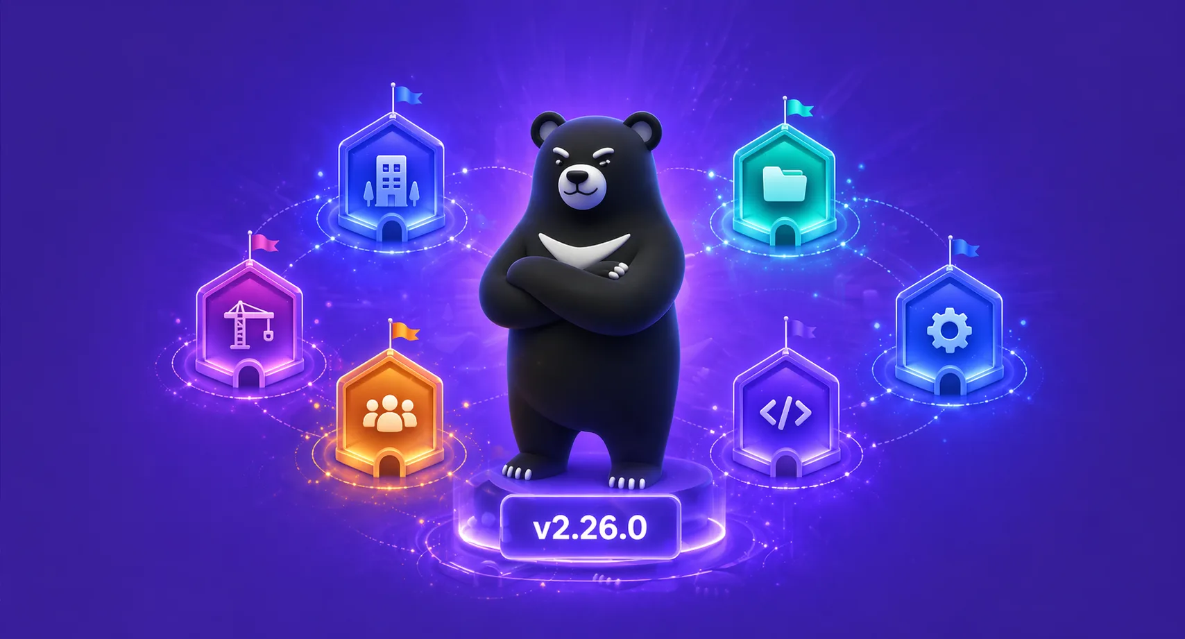 BearPass 2.26.0 — Пространства: изоляция данных по филиалам, проектам и отделам внутри одной установки
